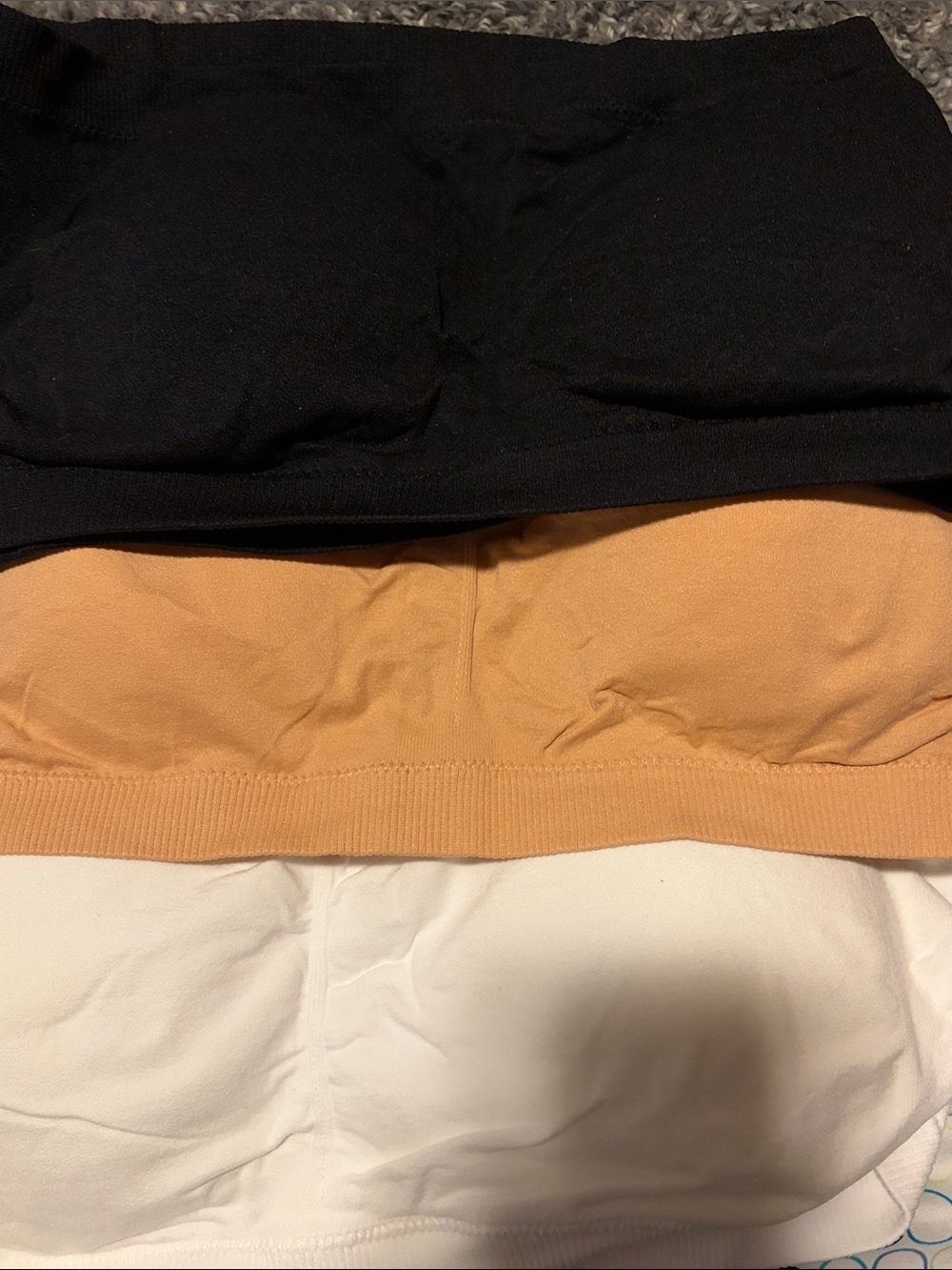 Women Bandeau Bras-Black, Nude, White